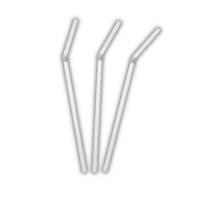 10" PL Flexi Straws 400pc