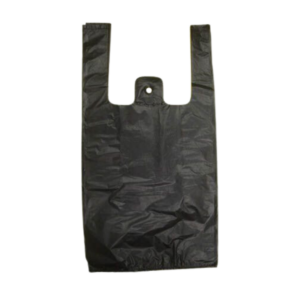 SML 18x21 Tshirt Bags Black