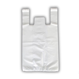 SML 18x21 Tshirt Bags White