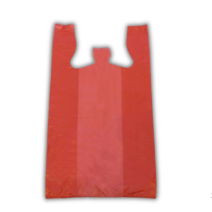 SML 18x21 Tshirt Bags Red