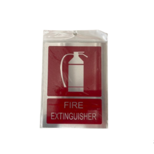 Aluminum Fire Extinguisher Sign