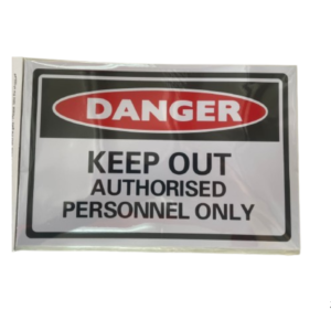Danger Keep Out Sign