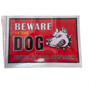 Beware of Dog Sign