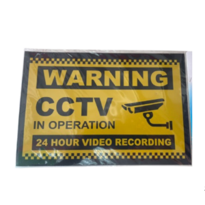 CCTV Sign 20x30cm