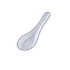 White 2g Chinese Spoon 100pc