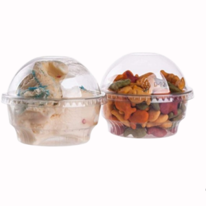 5oz Pet Sundae Cups & Dome Lids 100pc