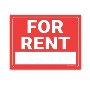 For Rent Sign
