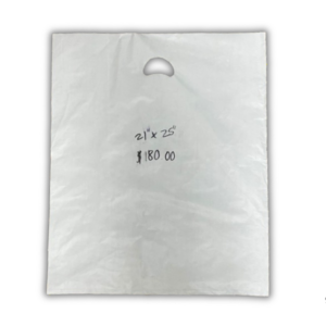 21x25 White Punch Bag / 100